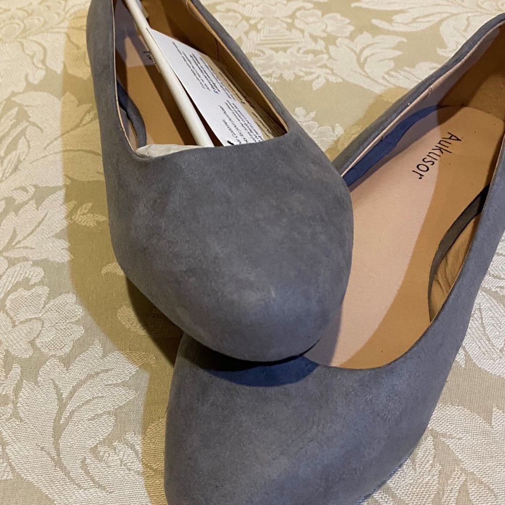 Flats faux gray size 7.5W